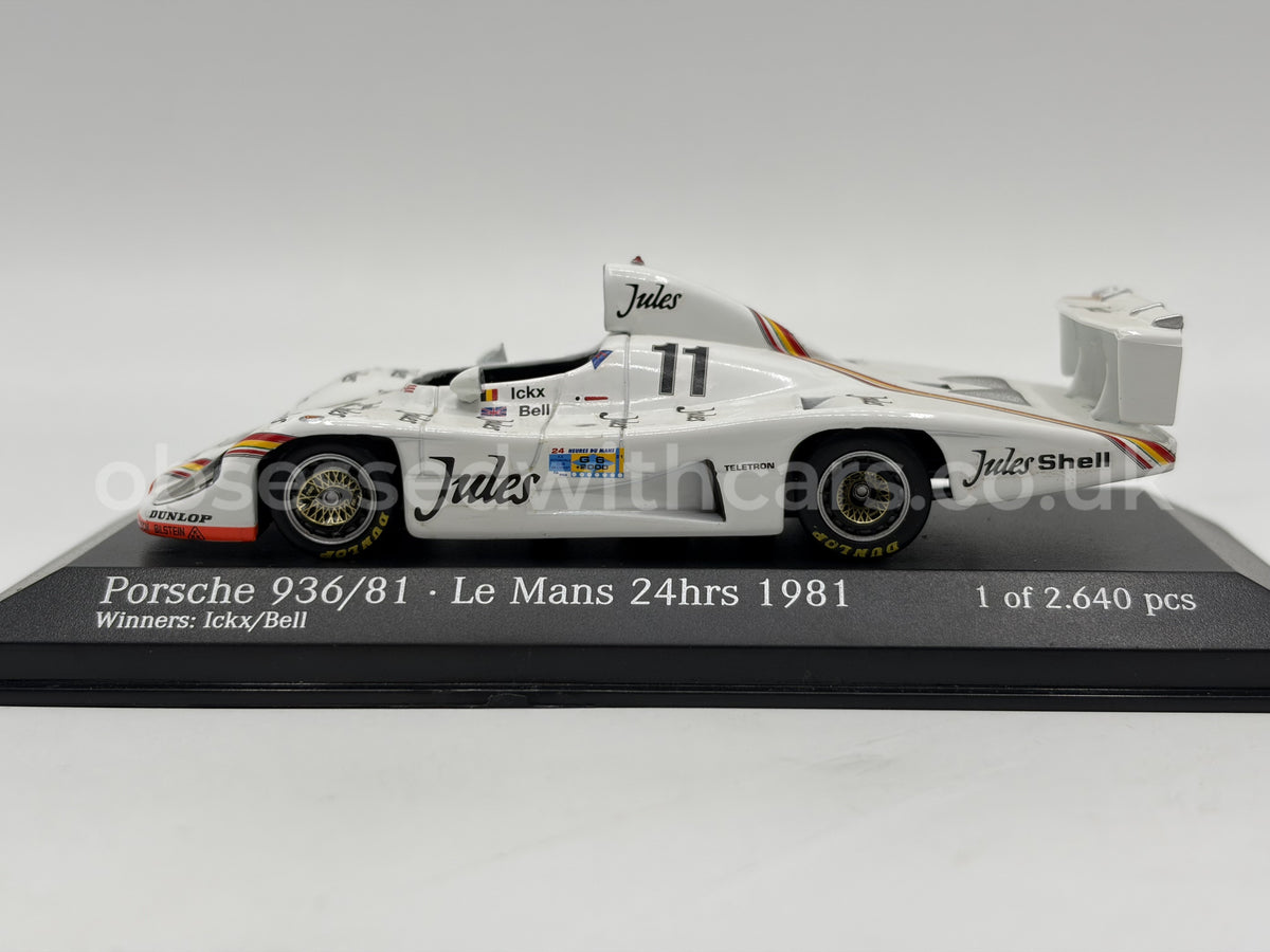 1/43 1981 Porsche 936/81 - Ickx / Bell - Minichamps | Model Le Mans Car