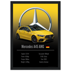 261 Mercedes A45 AMG Poster - Accent Collection