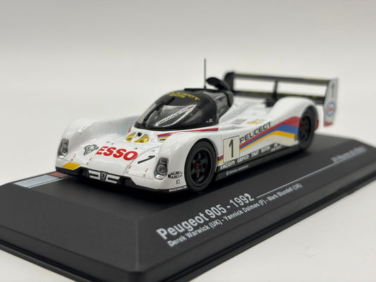 1/43 1992 Peugeot 905 - Warwick / Dalmas / Blundell | Model Le Mans Car