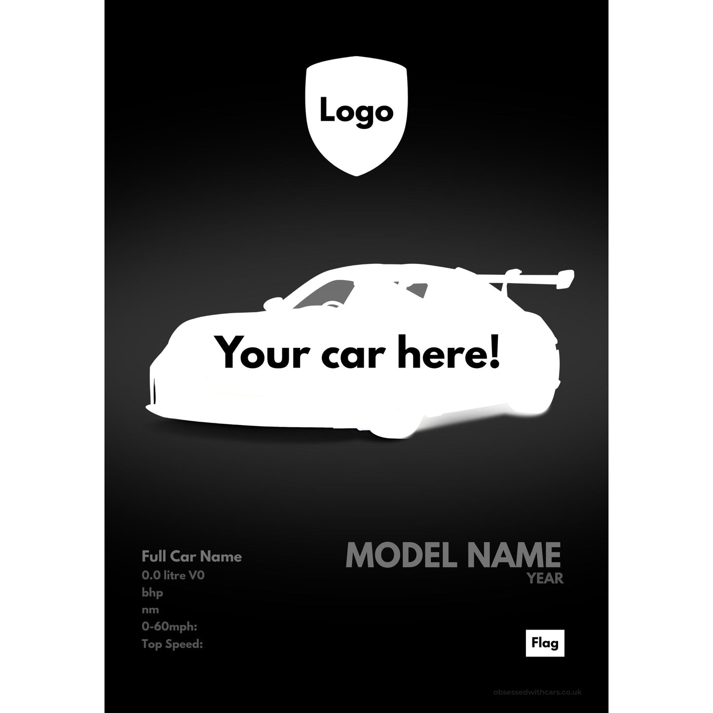 001 Custom Car Wall Art - Your Own Car