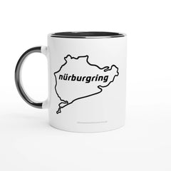 Nurburgring Race Track Outline Mug