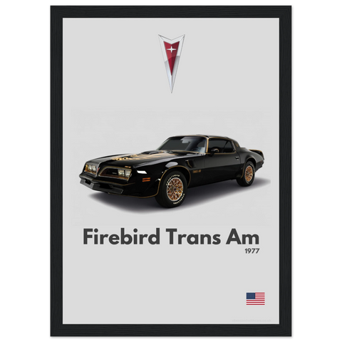 290 Pontiac Firebird Trans Am Poster - Minimalist Collection