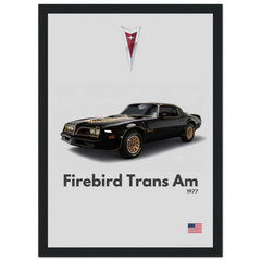 290 Pontiac Firebird Trans Am Poster - Minimalist Collection