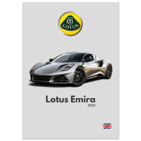 303 Lotus Emira Poster - Minimalist Collection