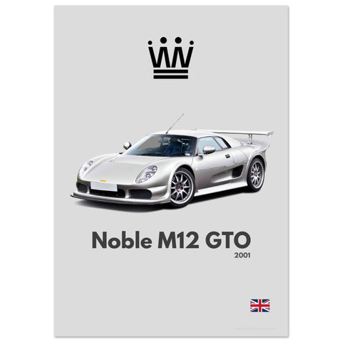 451 Noble M12 GTO Poster - Minimalist Collection