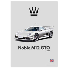451 Noble M12 GTO Poster - Minimalist Collection