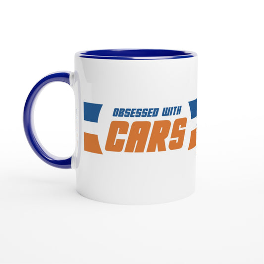 Obsessed With Cars Mug - Blue