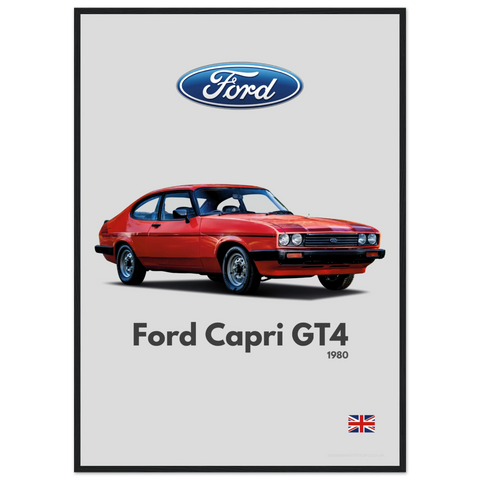 482 Ford Capri GT4 Poster - Minimalist Collection