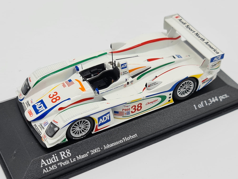 1/43 2002 Audi R8 - ALMS "Petit Le Mans" - Johansson  / Herbert - Minichamps | Model Car