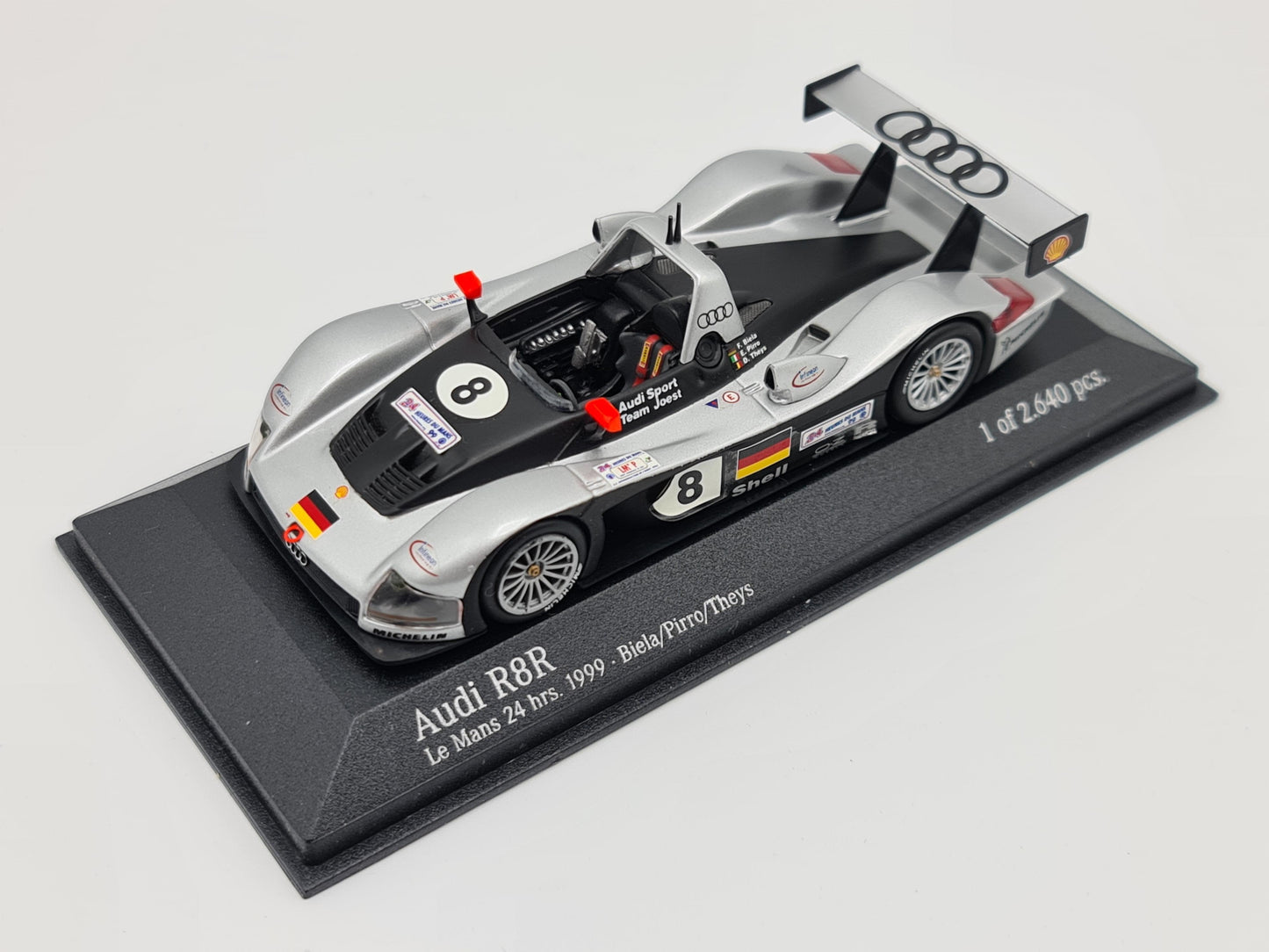 1/43 1999 Audi R8R - Biela / Pirro / Theys - Minichamps