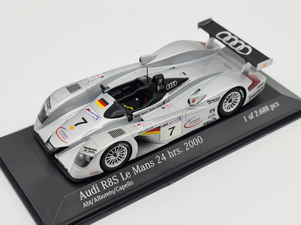 1/43 2000 Audi R8S - Abt / Alboreto / Capello - Minichamps | Model Le Mans Car
