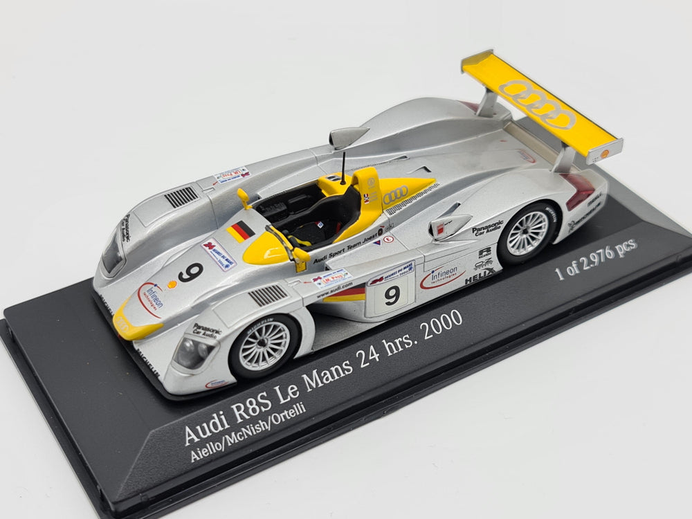 1/43 2000 Audi R8S - Aiello / McNish / Ortelli - Minichamps | Model Le Mans Car