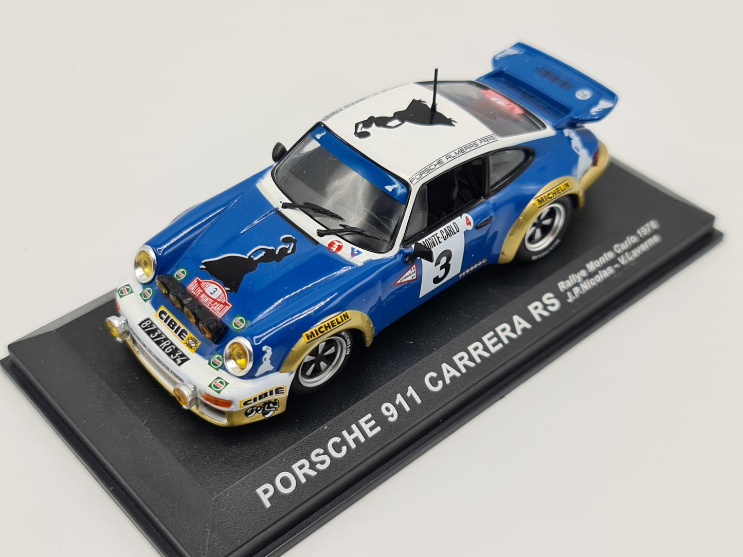 1/43 1978 Porsche 911 Carrera RS - Monte Carlo Rally - Nicolas / Laverne