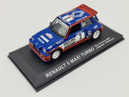 1/43 1985 Renault 5 Maxi Turbo - Tour de Corse - Ragnotti / Thimonier