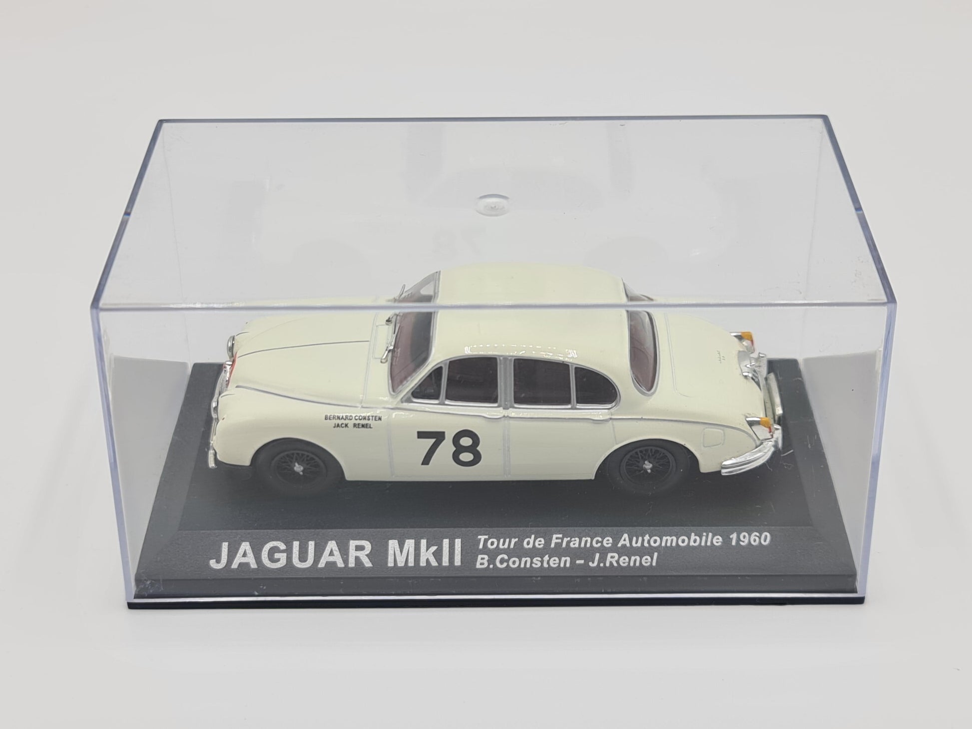 1/43 1960 Jaguar MkII - Tour de France Automobile - Consten / Renel | Model Rally Car