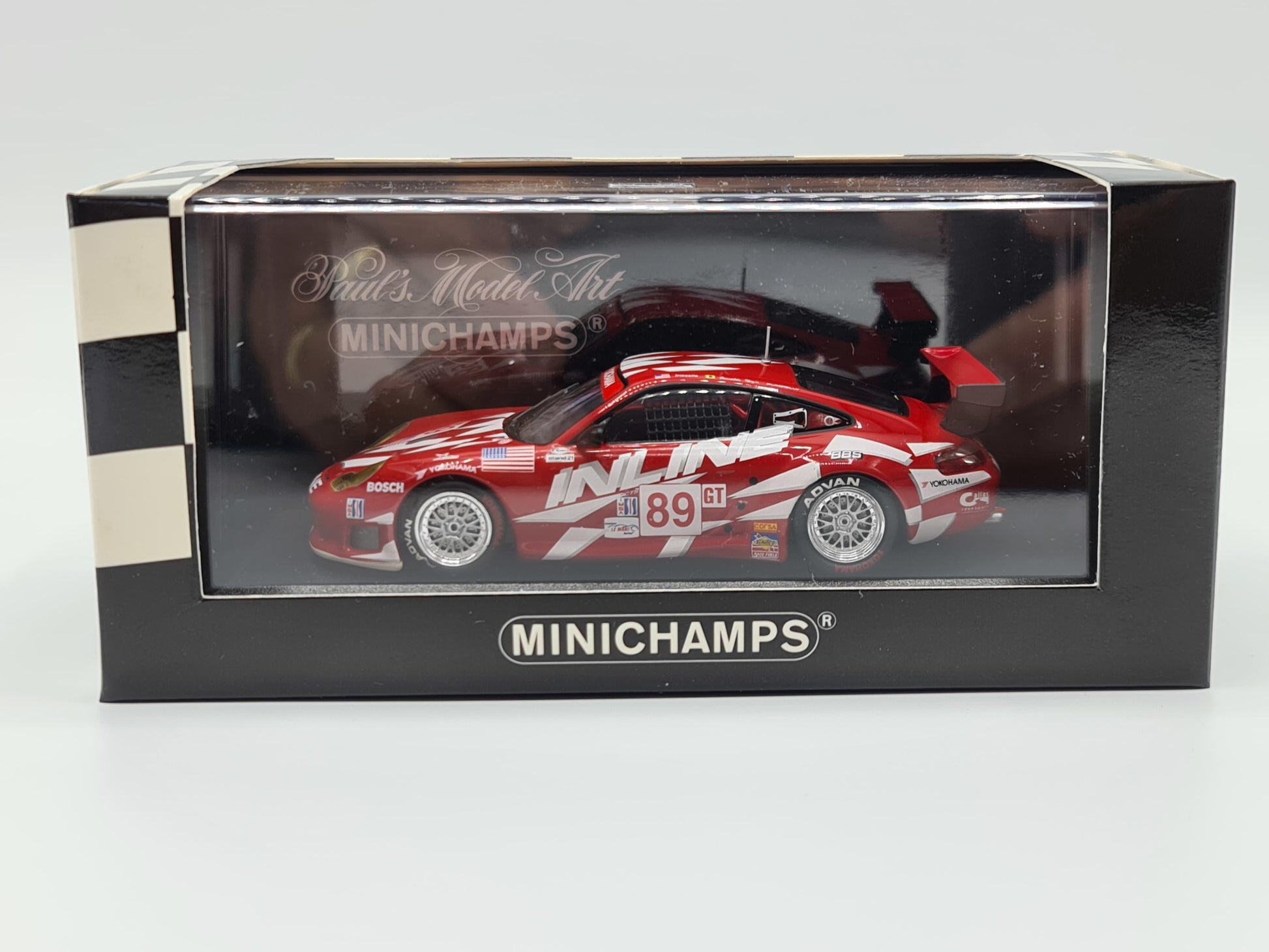 1/43 2003 Porsche 911 GT3 RS - ALMS 'Petit Le Mans' - Negri Jr / Frisselle / Pumpelly - Minichamps | Model Car