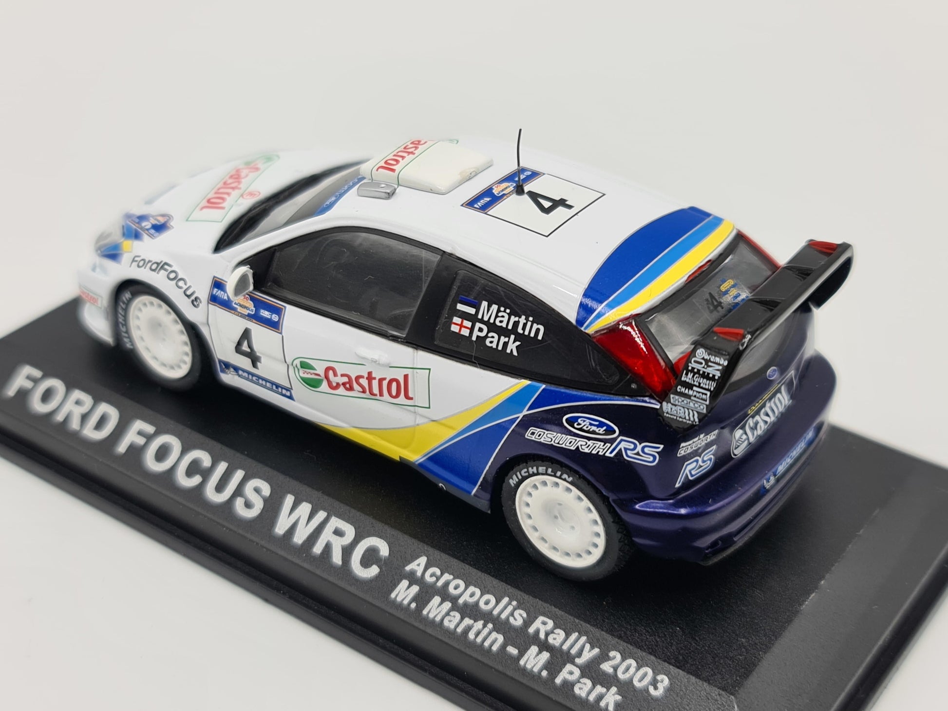 1/43 2003 Ford Focus WRC - Acropolis Rally - Martin / Park | Model Rally Car