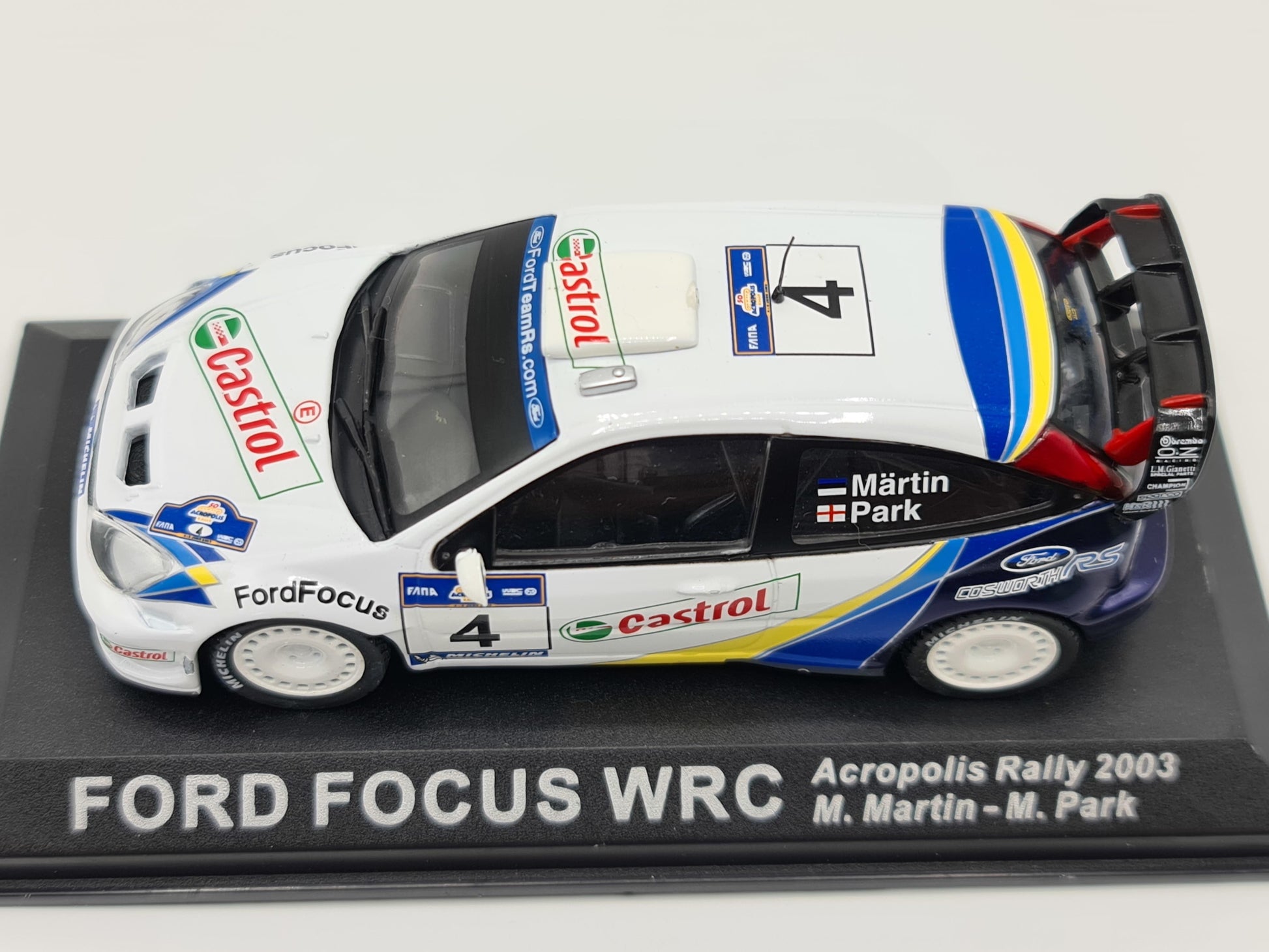 1/43 2003 Ford Focus WRC - Acropolis Rally - Martin / Park | Model Rally Car