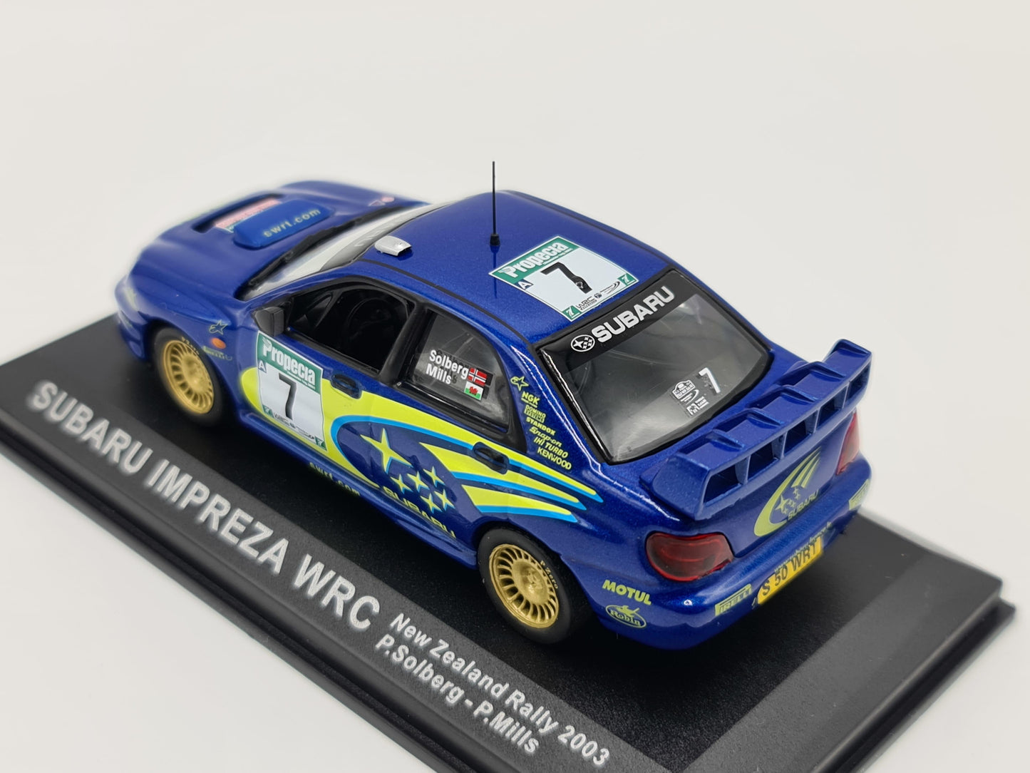 1/43 2003 Subaru Impreza WRC - New Zealand Rally - Solberg / Mills