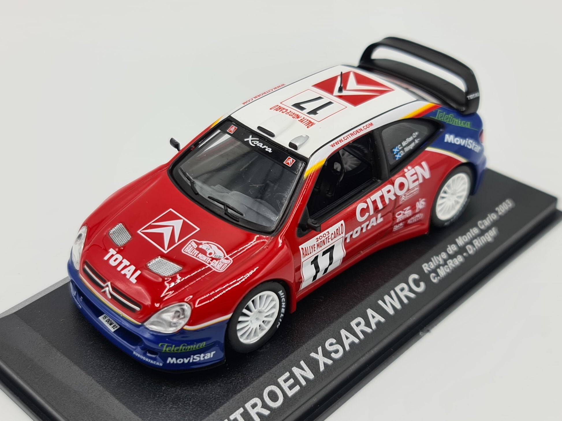 1/43 2003 Citroën Xsara WRC - Monte Carlo Rally - McRae / Ringer