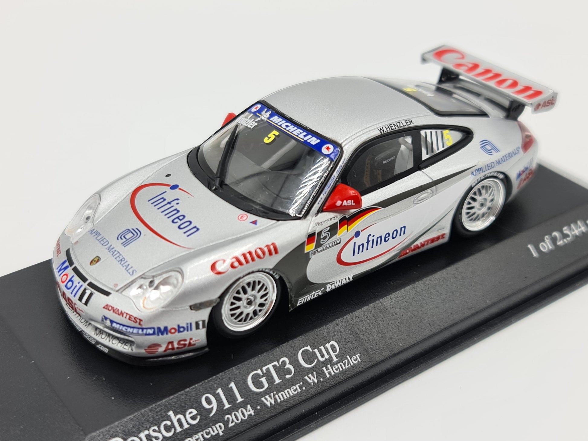 1/43 2004 Porsche 911 GT3 Cup - Supercup - Henzler - Minichamps