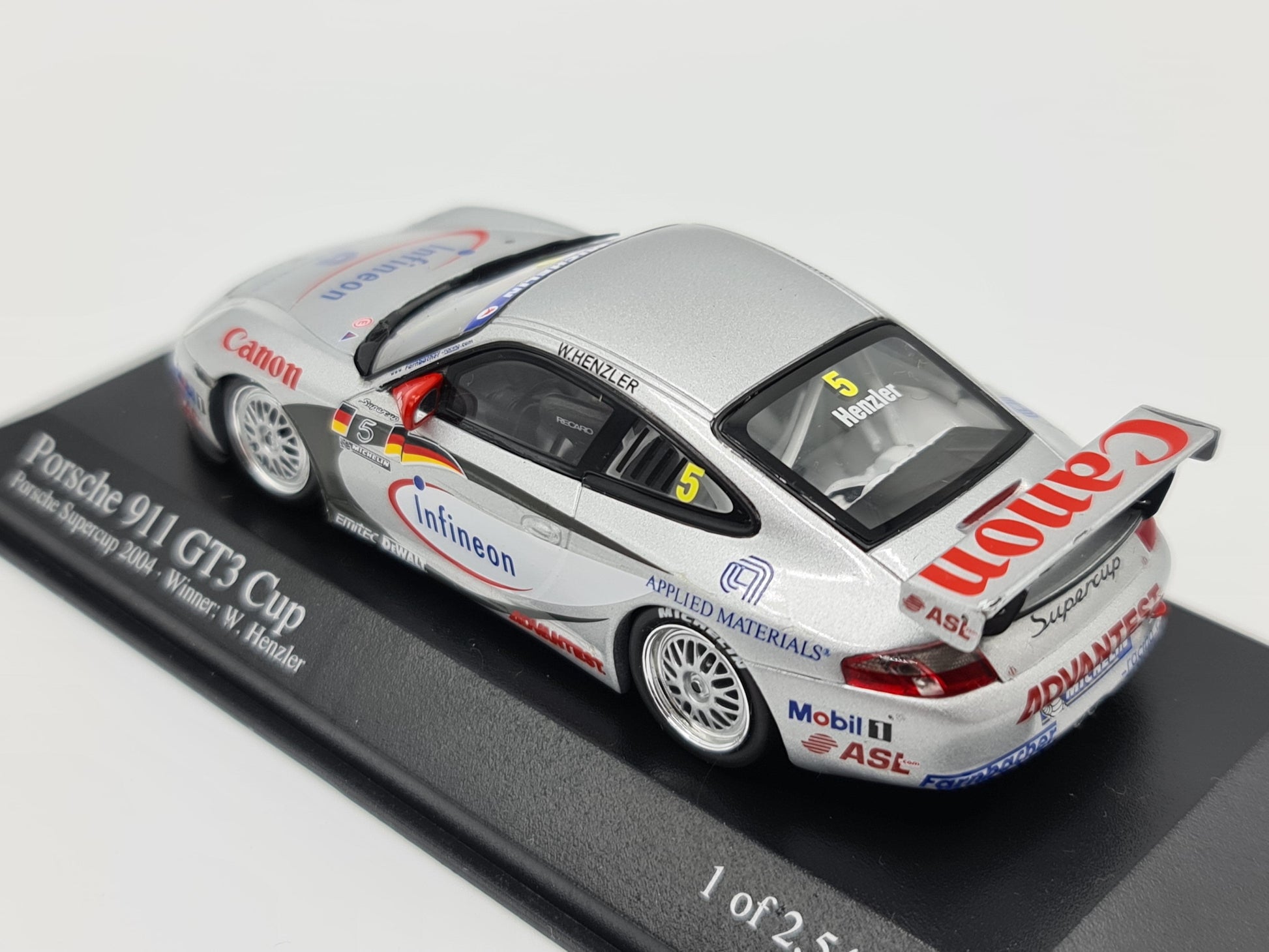 1/43 2004 Porsche 911 GT3 Cup - Supercup - Henzler - Minichamps