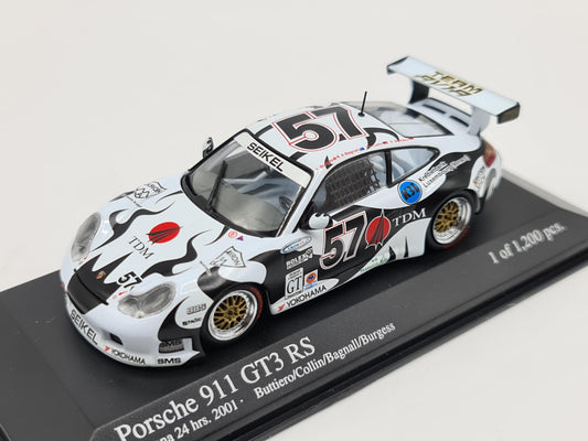 1/43 2001 Porsche 911 GT3 RS - Daytona 24h - Buttiero / Collin / Bagnall / Burgess - Minichamps