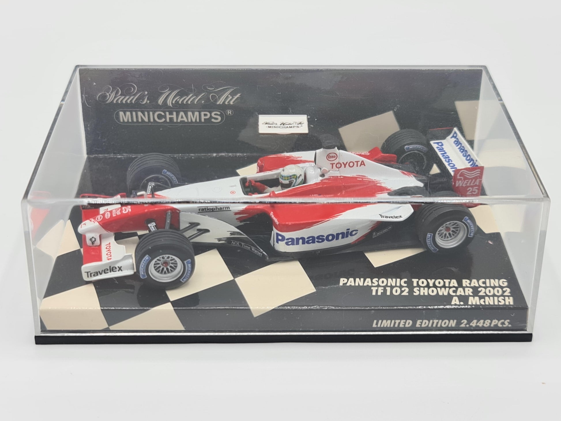 1/43 2002 Toyota TF102 Show Car - Allan McNish - Minichamps