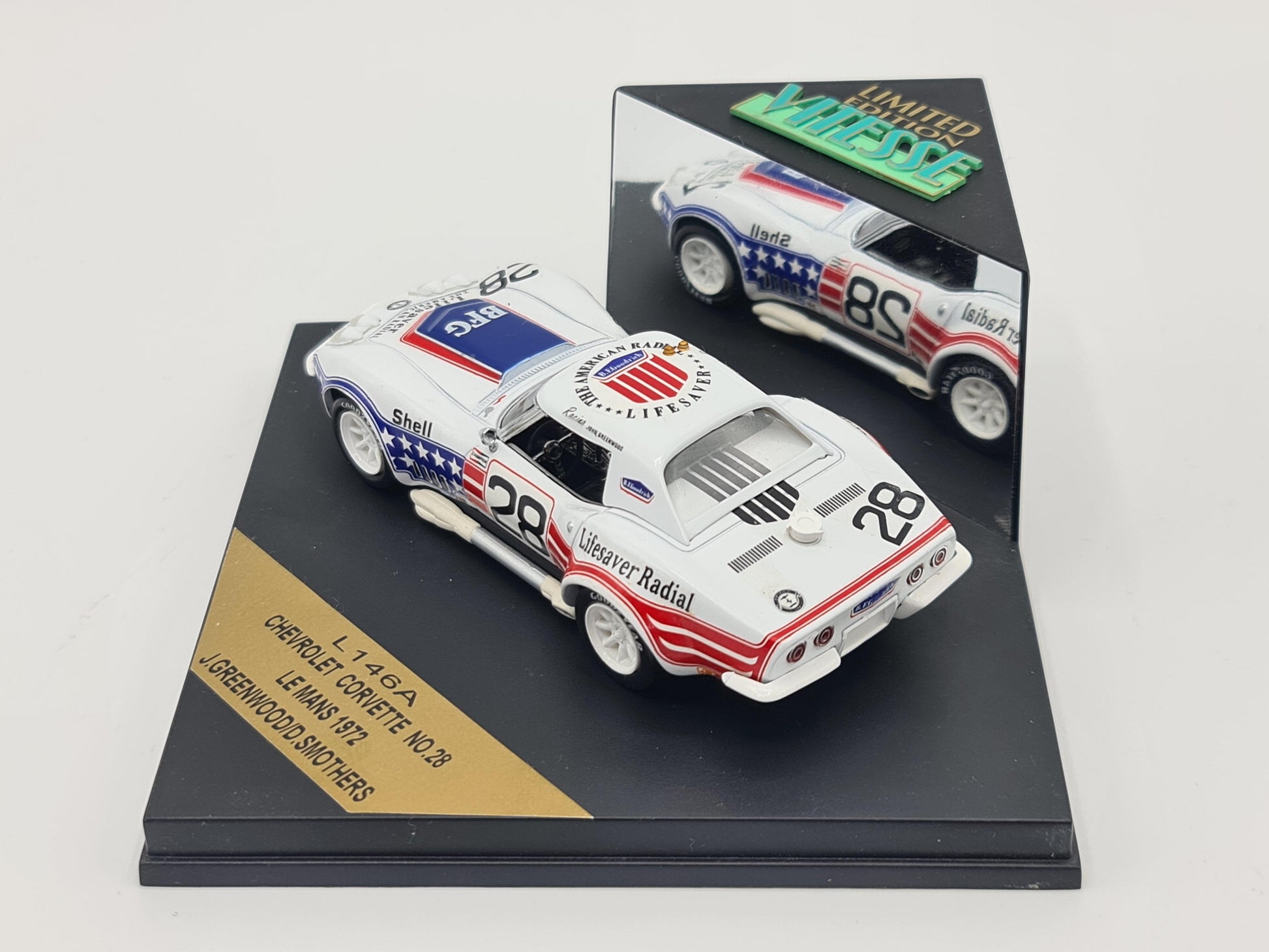 1/43 1972 Chevrolet Corvette - Greenwood / Smothers - Limited edition | Model Le Mans Car