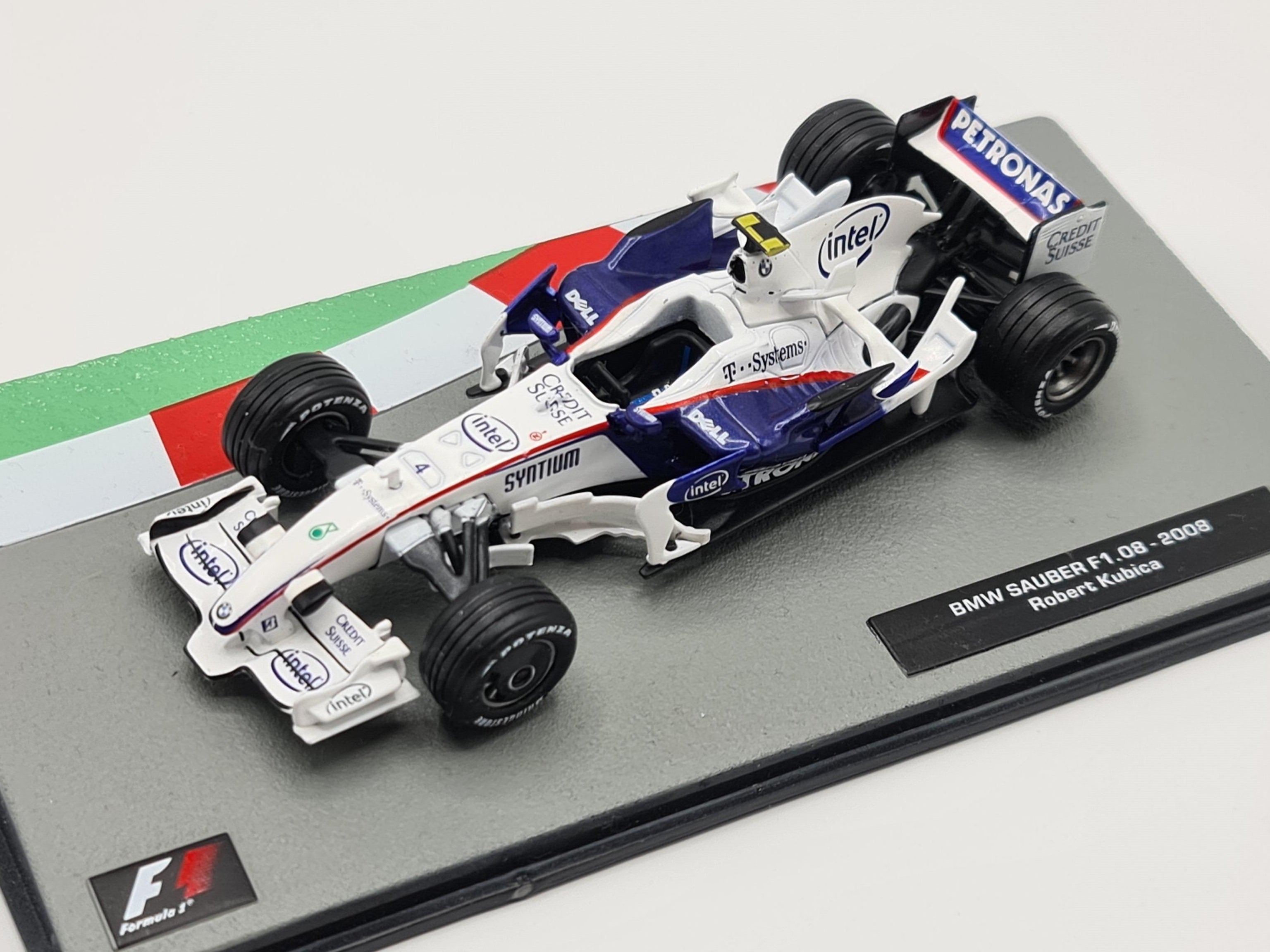 1/43 2008 BMW Sauber F1.08 - Robert Kubica | Model Car - Obsessed