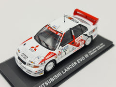 1/43 1996 Mitsubishi Lancer Evo III - 1000 Lakes Rally - Makinen / Harjanne | Model Rally Car