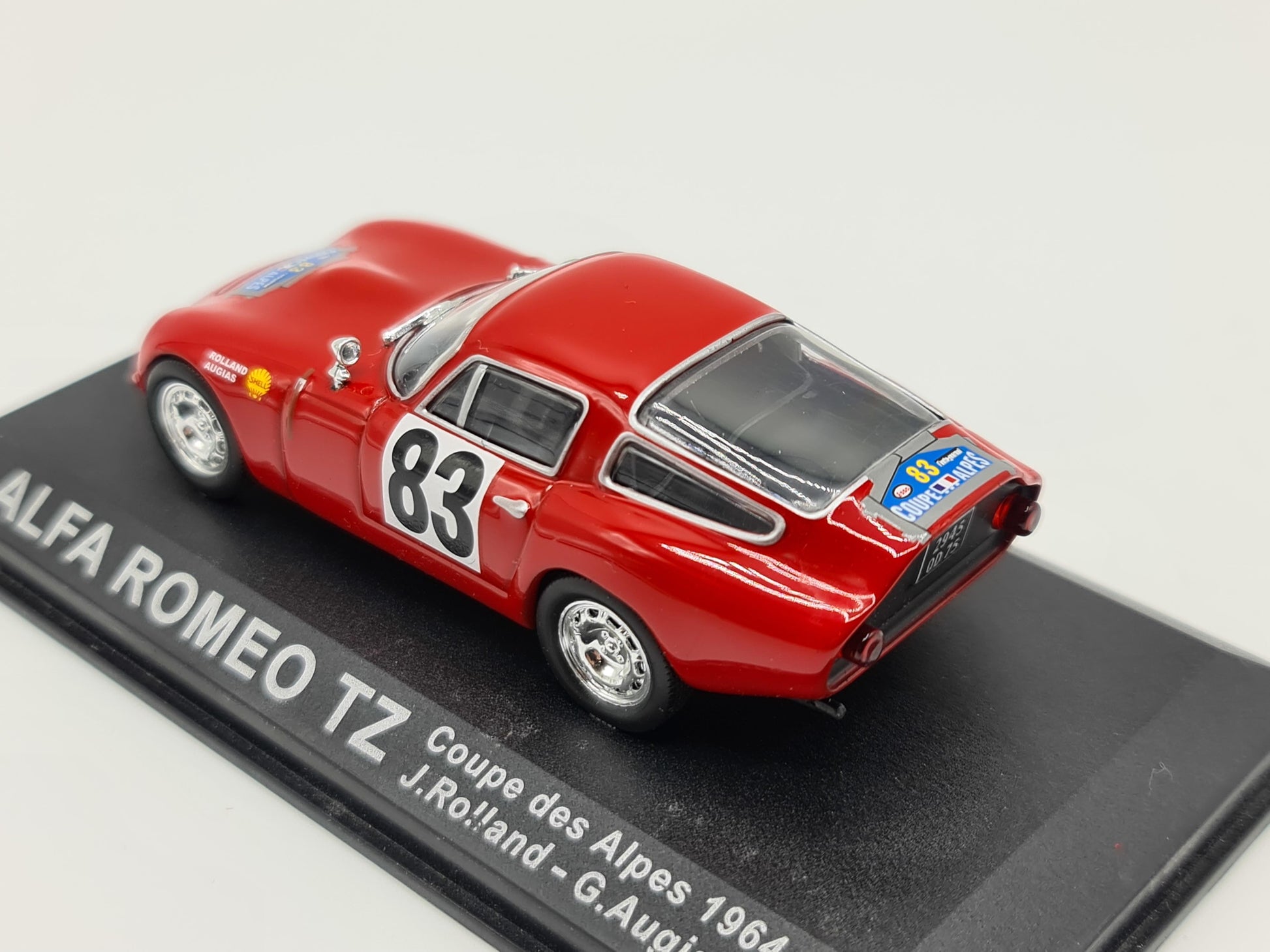 1/43 1964 Alfa Romeo TZ - Coupe des Alpes - Rolland / Augias | Model Rally Car