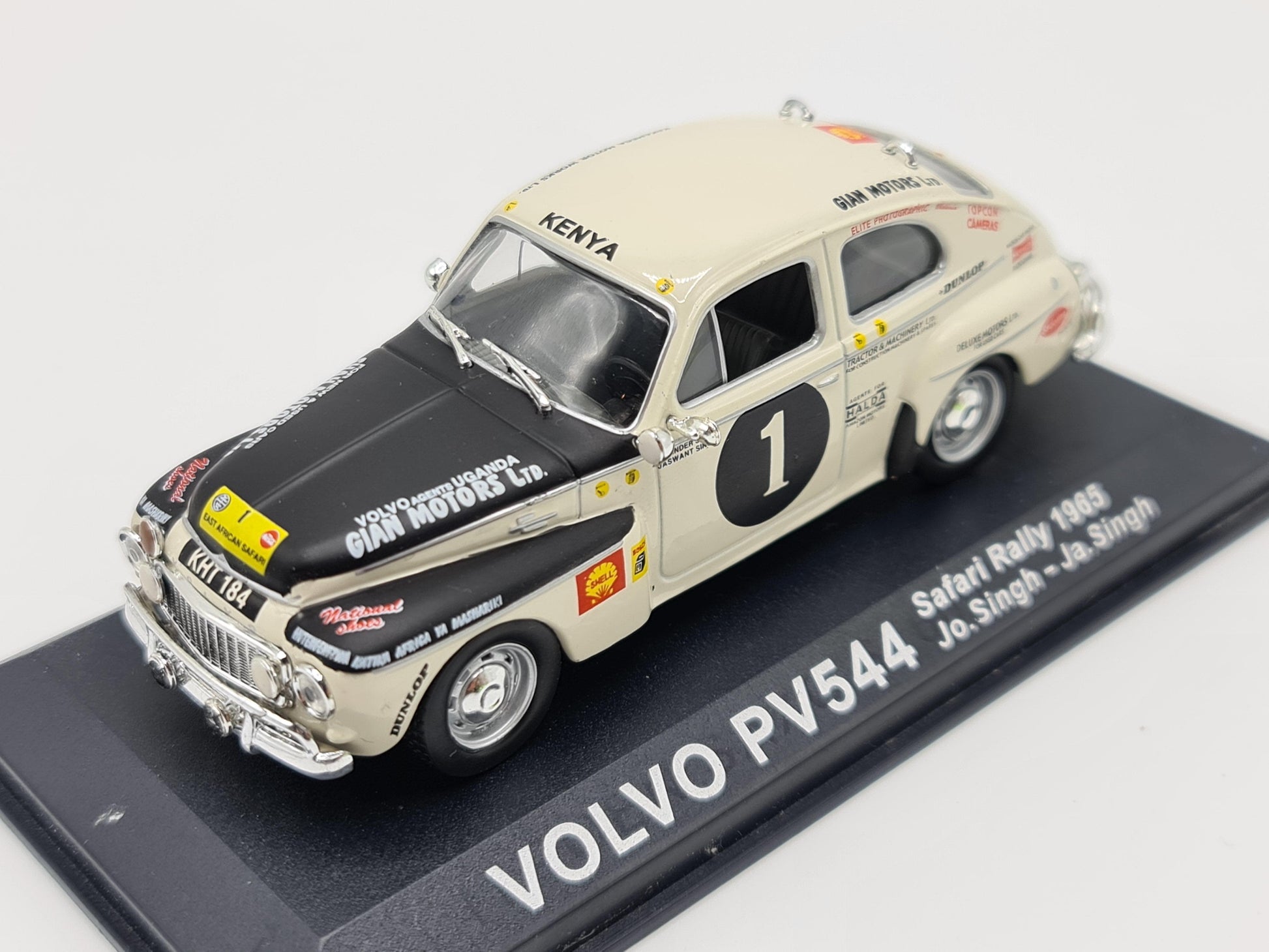 1/43 1965 Volvo PV544 - Safari Rally - Singh / Singh