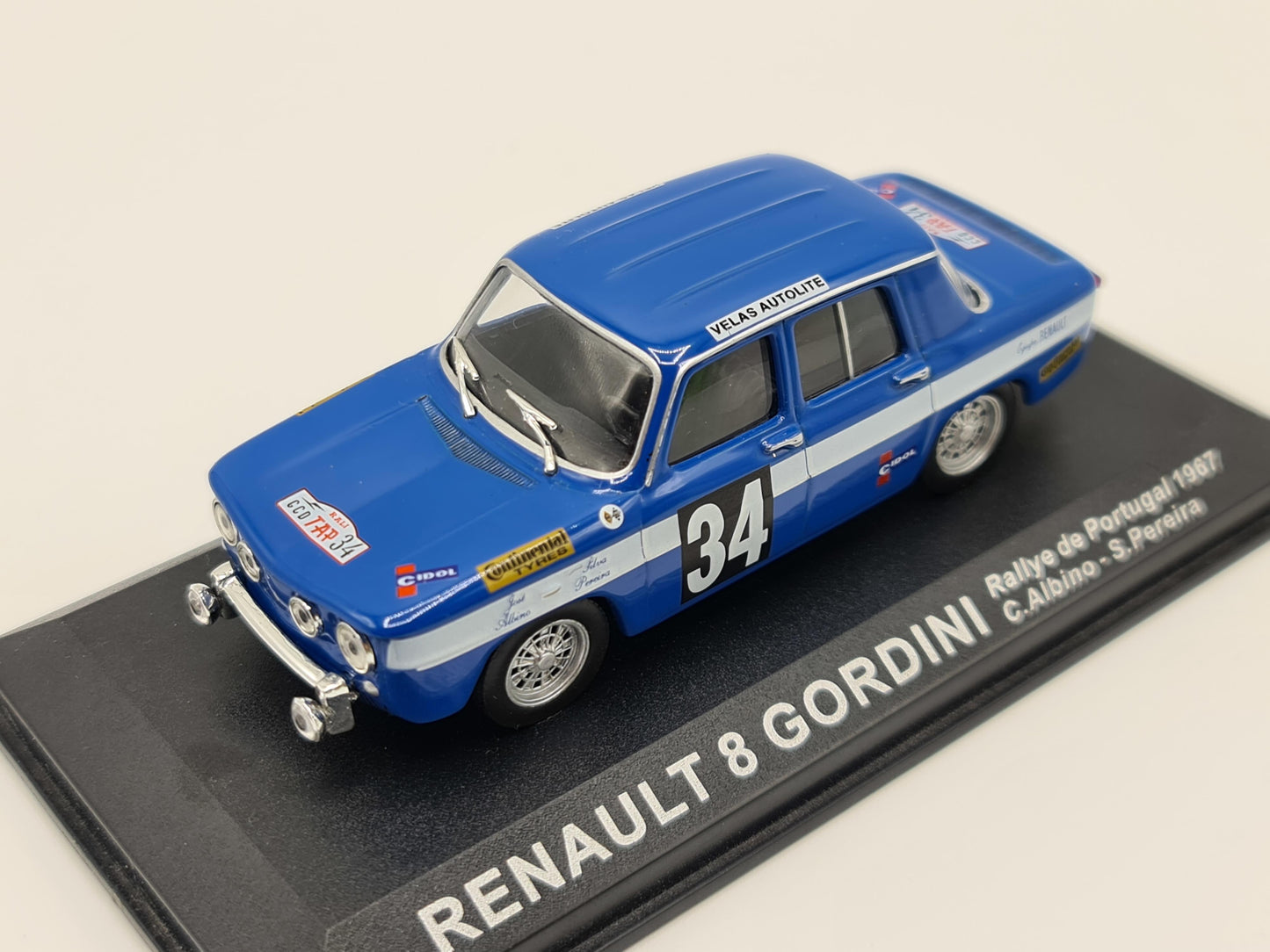 1/43 1967 Renault 8 Gordini - Rallye de Portugal - Albino / Pereira