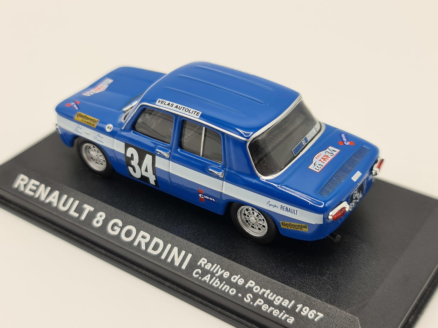 1/43 1967 Renault 8 Gordini - Rallye de Portugal - Albino / Pereira