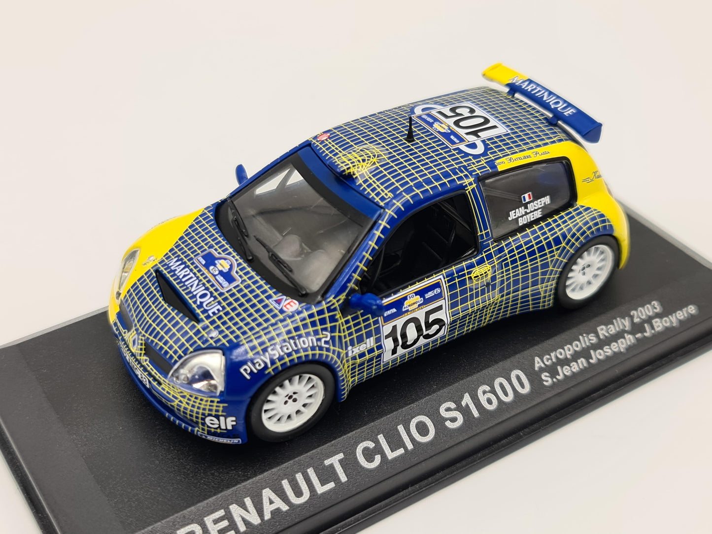 1/43 2003 Renault Clio S1600 - Acropolis Rally - Jean-Joseph / Boyere