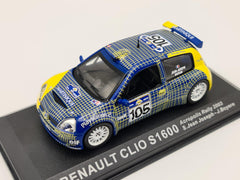 1/43 2003 Renault Clio S1600 - Acropolis Rally - Jean-Joseph / Boyere | Model Rally Car