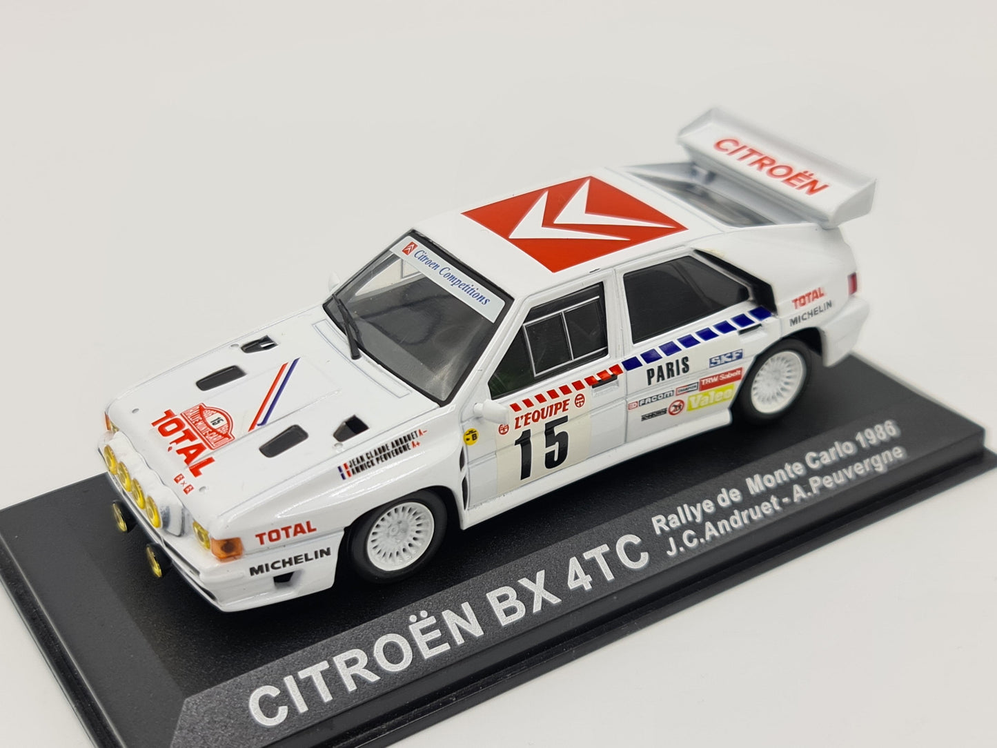 1/43 1986 Citroen BX 4TC - Monte Carlo Rally - Andruet / Peuvergne