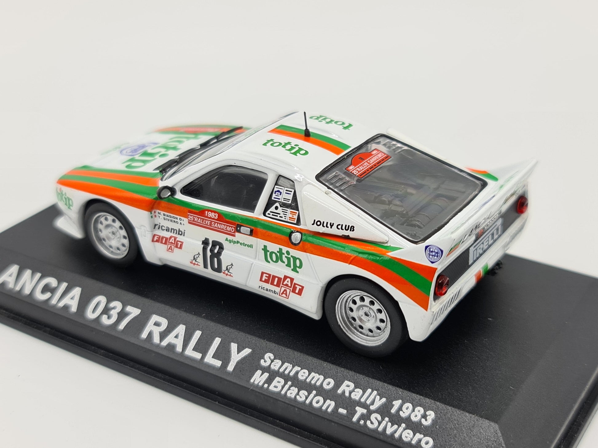 1/43 1983 Lancia 037 Rally - Sanremo Rally - Biasion / Siviero | Model Rally Car