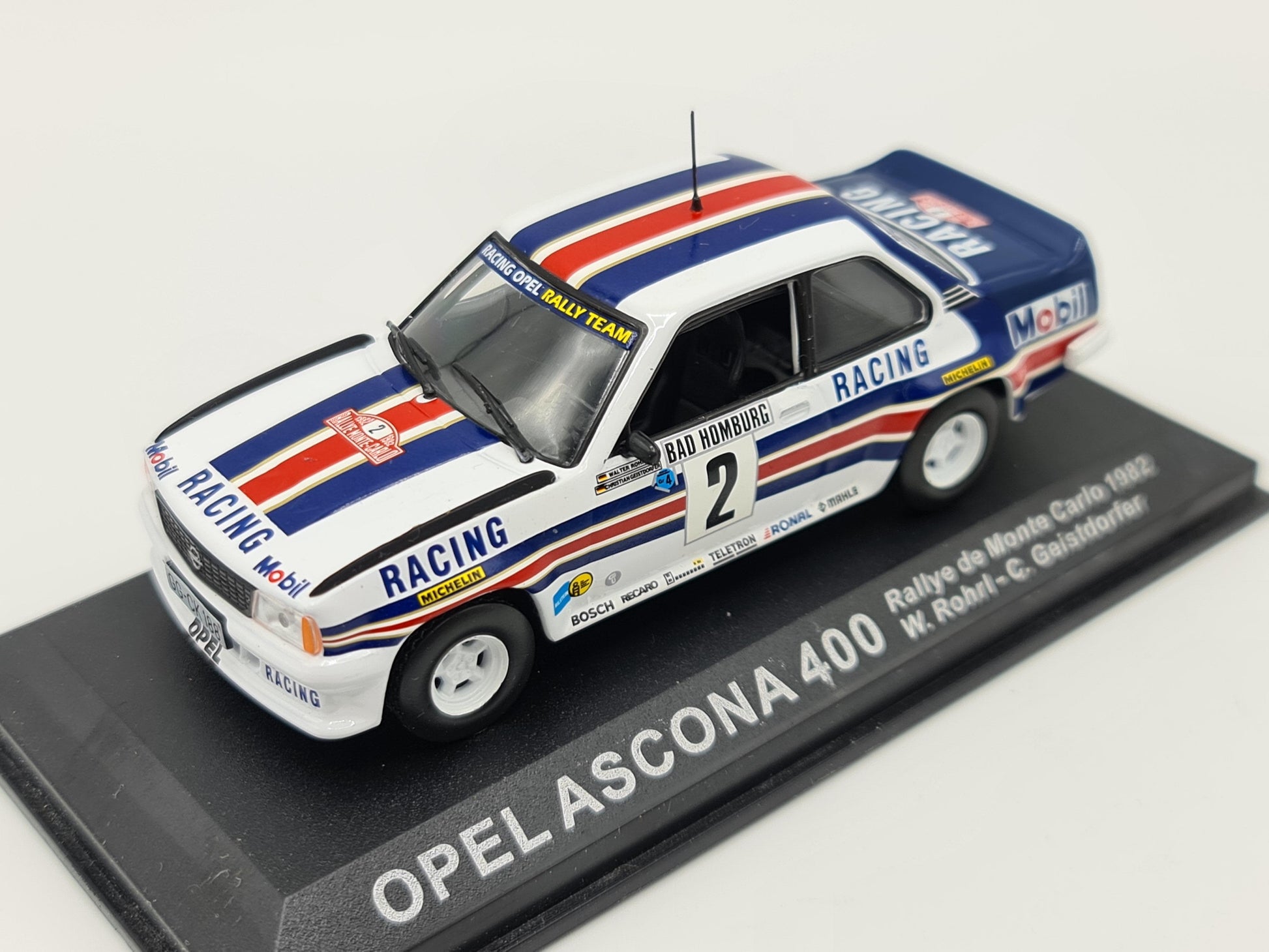 1/43 1982 Opel Ascona 400 - Monte Carlo Rally - Rohrl / Geistdorfer