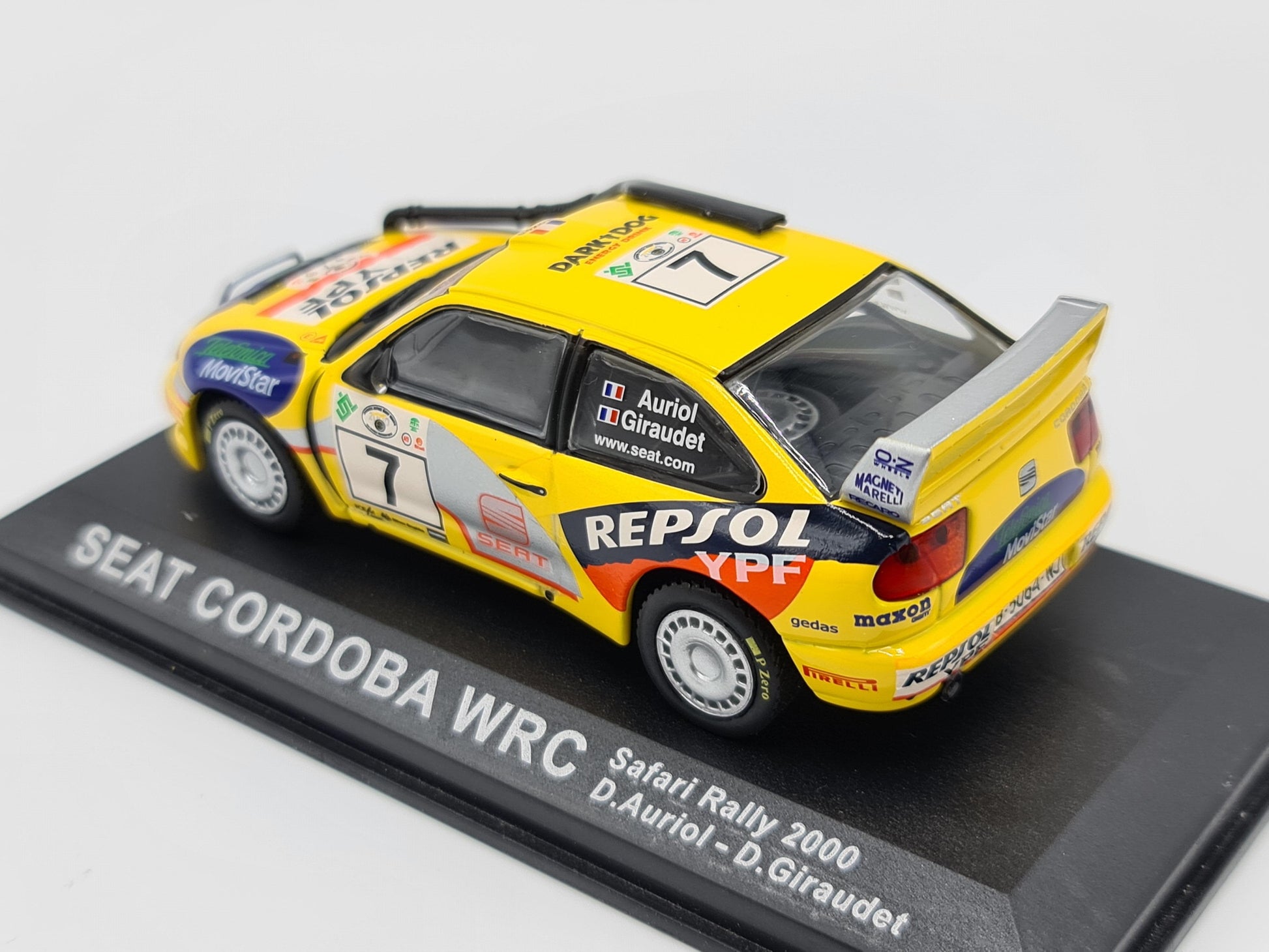 1/43 2000 Seat Cordoba WRC - Safari Rally - Auriol / Giraudet