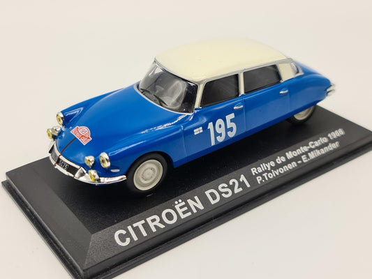 1/43 1966 Citroen DS21 - Monte Carlo Rally - Toivonen / Mikander