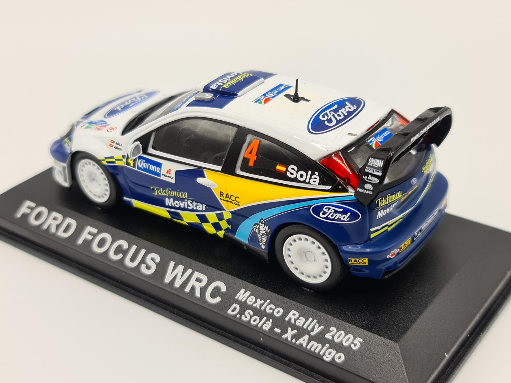 1/43 2005 Ford Focus WRC - Mexico Rally - Sola / Amigo | Model Rally Car