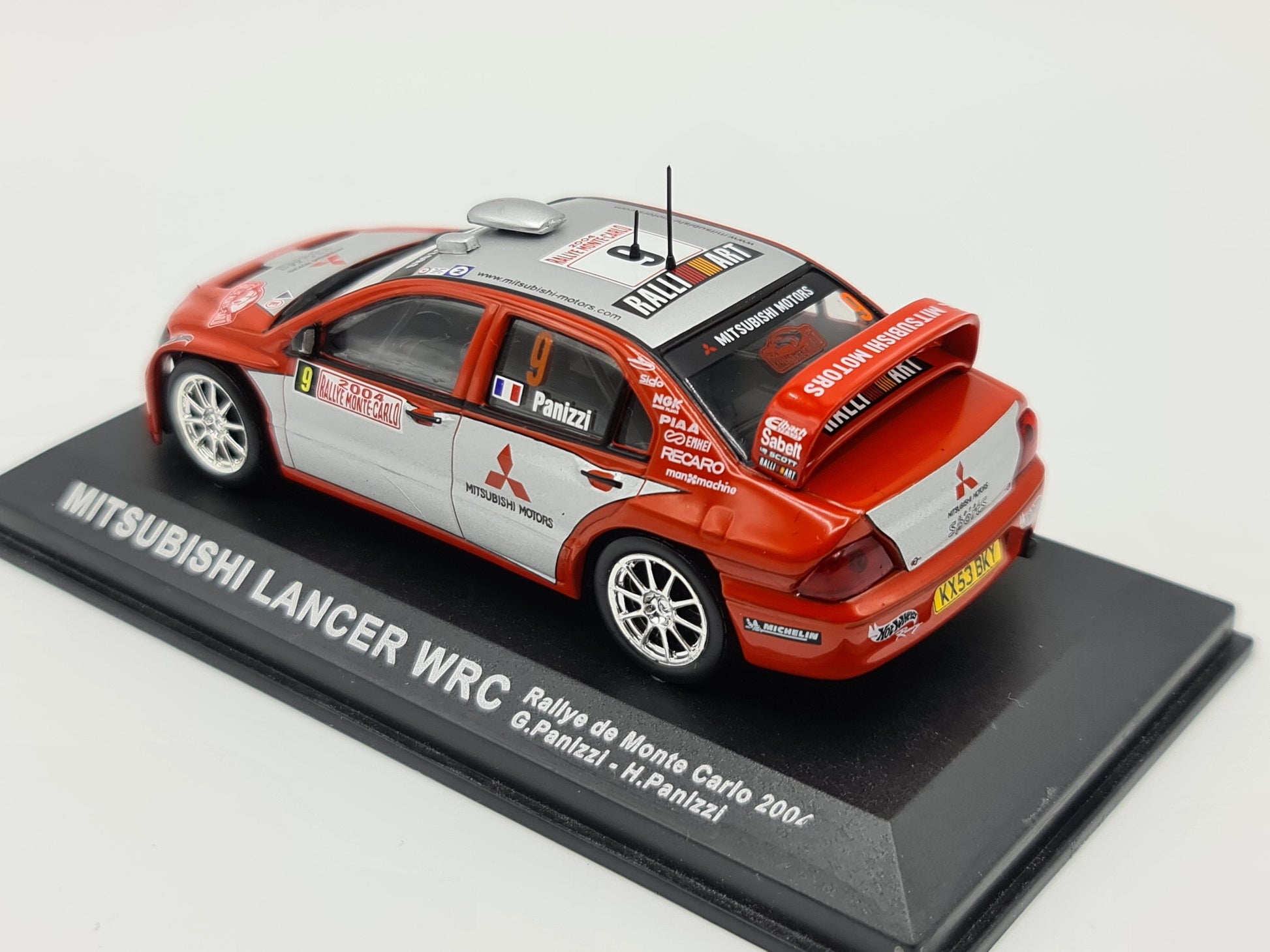 1/43 2004 Mitsubishi Lancer WRC - Monte Carlo Rally - Panizzi / Panizzi