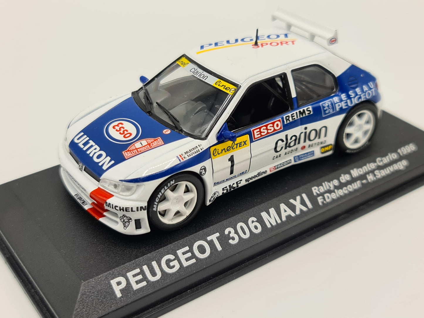 1/43 1996 Peugeot 306 Maxi - Monte Carlo Rally - Delecour / Sauvage