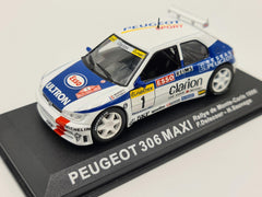 1/43 1996 Peugeot 306 Maxi - Monte Carlo Rally - Delecour / Sauvage | Model Rally Car