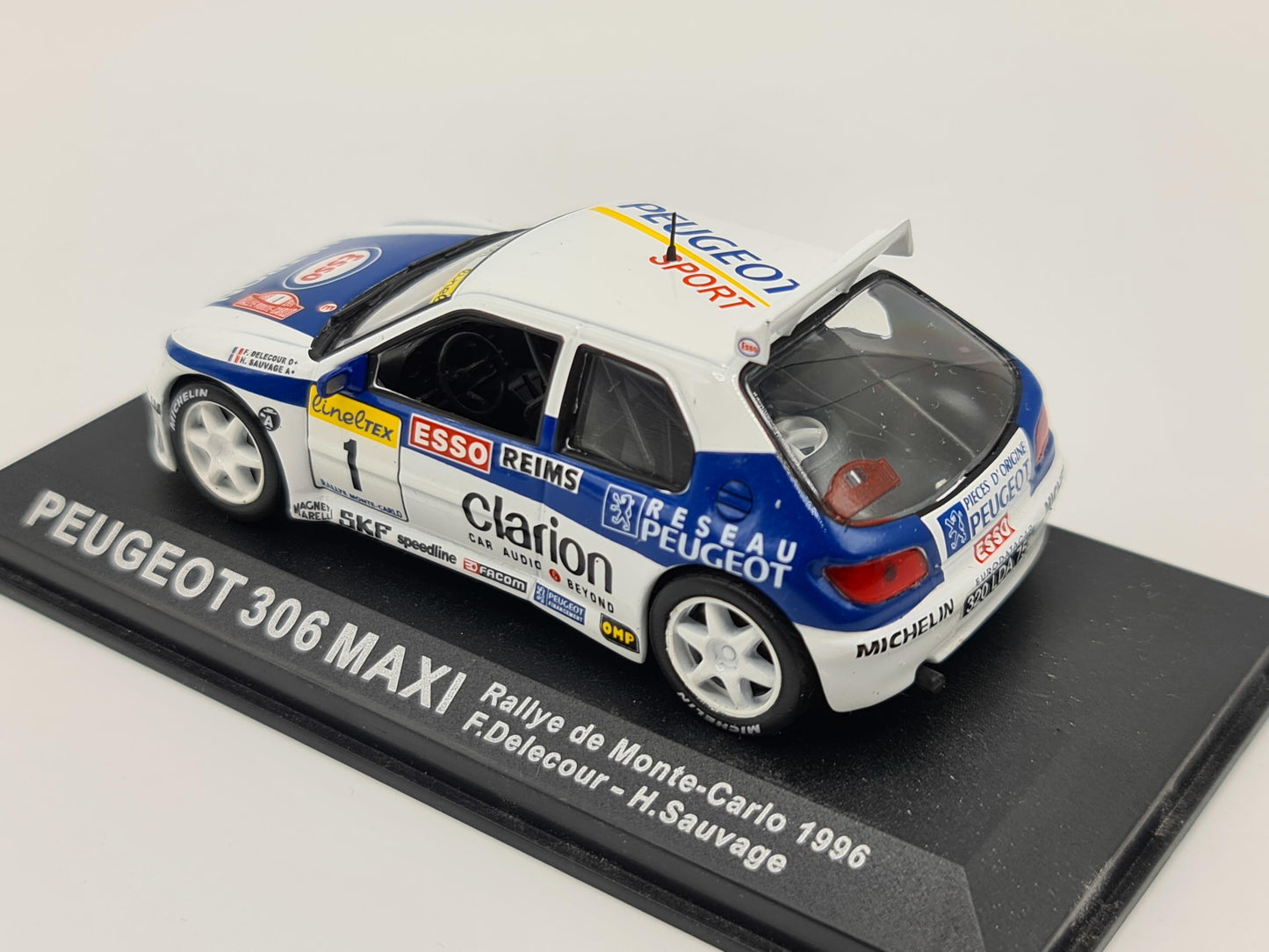 1/43 1996 Peugeot 306 Maxi - Monte Carlo Rally - Delecour / Sauvage