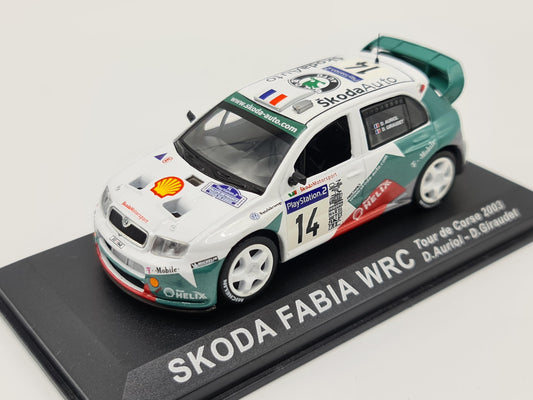 1/43 2003 Skoda Fabia WRC - Tour de Corse - Auriol / Giraudet