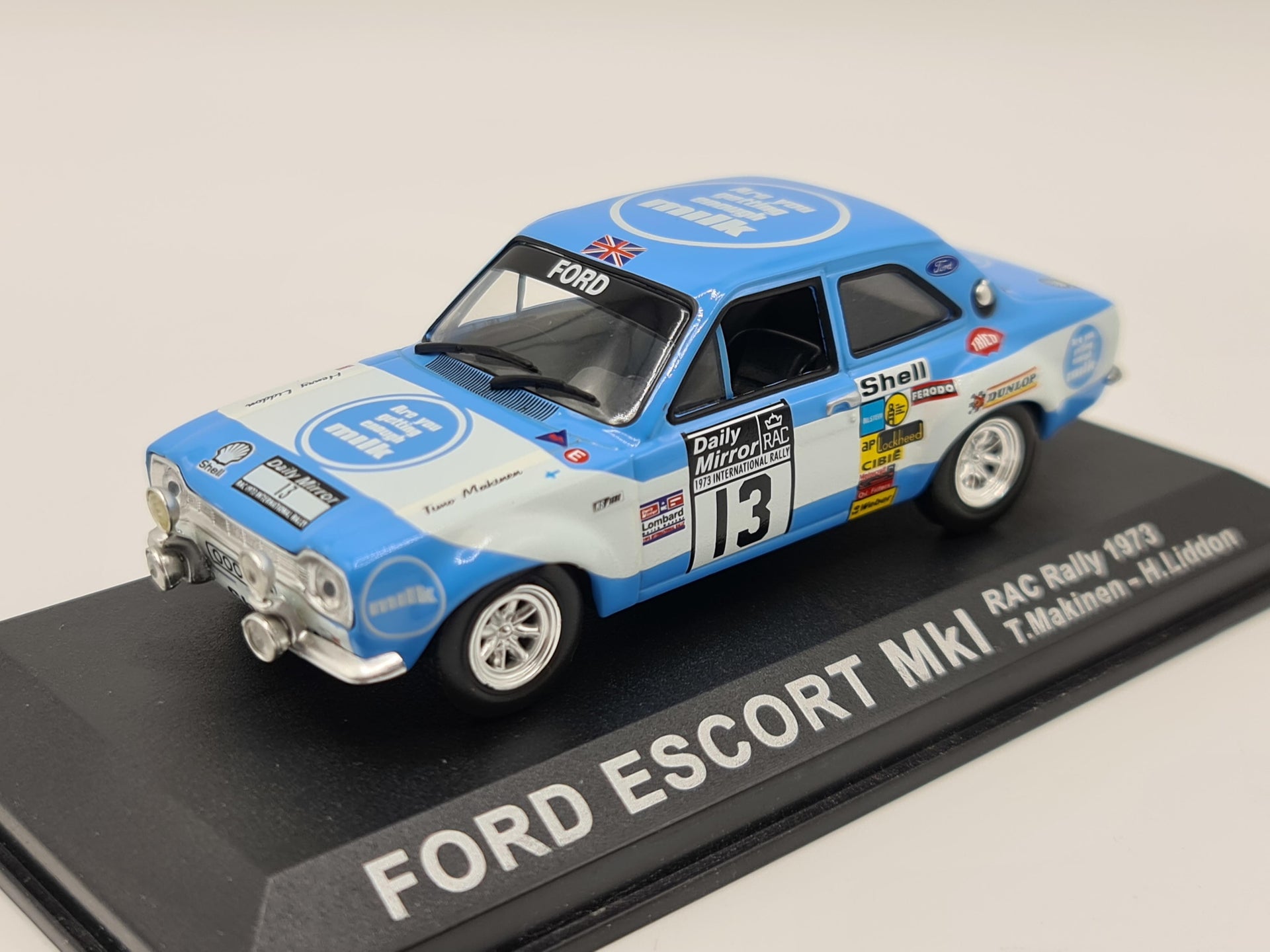 Ford Escort RS1600 - RAC 1972 - Troféu 1/43