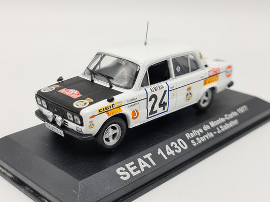 1/43 1977 Seat 1430 - Monte Carlo Rally - Servia / Sabater
